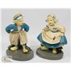 Image 1 : PAIR OF DEVONWARE GENUINE HAND PAINTED FIGURES.