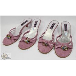 LOT OF 2 NEW PAIRS OF ASSORTED WOMENS SHOES SIZE