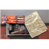 Image 1 : BOX OF WOODCRAFT TOOLS INCL BLOWN BOX OF CUTTING