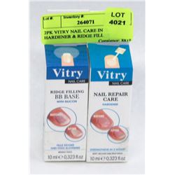 2PK VITRY NAIL CARE INCL HARDENER & RIDGE FILLER