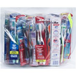 BAG OF ASSORTED TOOTHBRUSHES