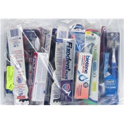 BAG OF ASSORTED TOOTHBRUSHES INCL ORAL-B AND