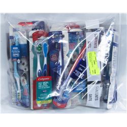 MIXED LOT OF ASSORTED TOOTHBRUSHES