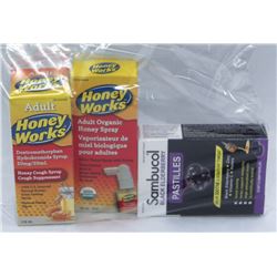 LOT OF HONEY WORKS COUGH SYRUP AND MORE