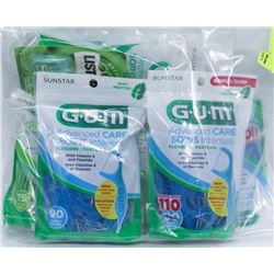 LOT OF FLOSSERS AND LISTERINE BREATH STRIPS