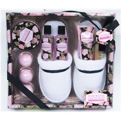 PURESPA FRESH ROSE WATER 9PC FOOT CARE GIFT SET