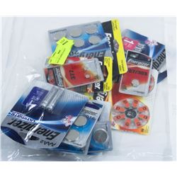 BAG OF ASSORTED BATTERIES