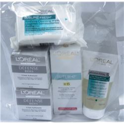 BAG OF ASSORTED LOREAL PRODUCTS