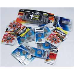BAG OF ASSORTED BATTERIES