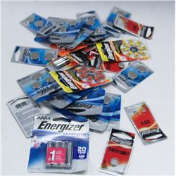 BAG OF ASSORTED BATTERIES