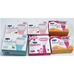 BAG OF ASSORTED RAZOR BLADE REPLACEMENT HEADS