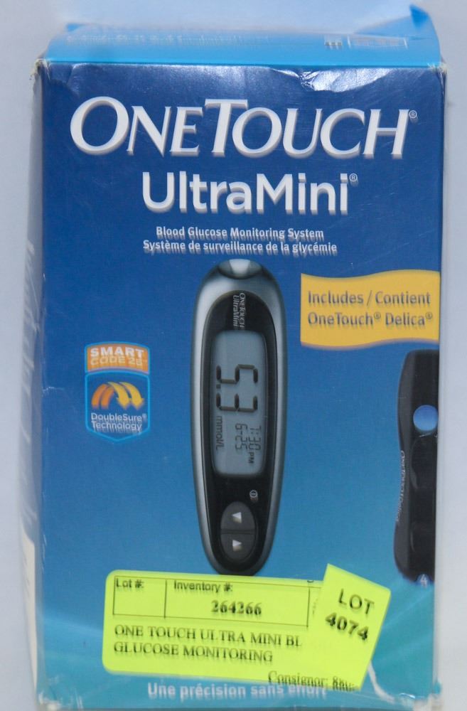 ONE TOUCH ULTRA MINI BLOOD GLUCOSE MONITORING Kastner Auctions One touch ultra mini blood glucose monitoring kastner auctions