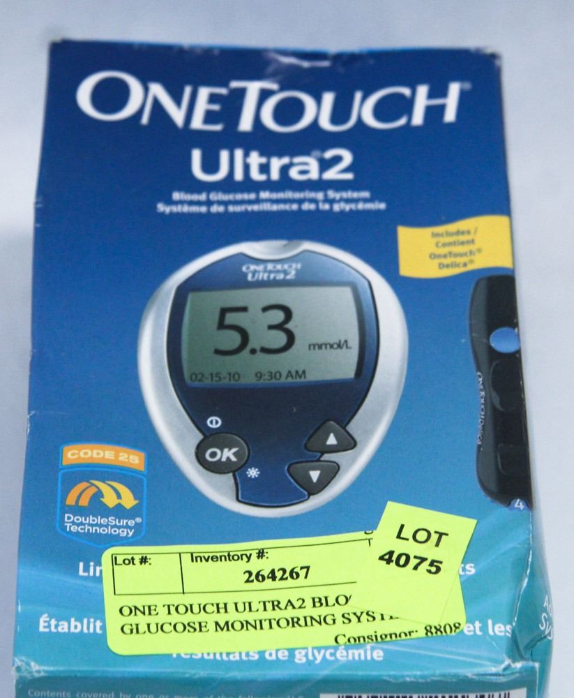 ONE TOUCH ULTRA2 BLOOD GLUCOSE MONITORING SYSTEM