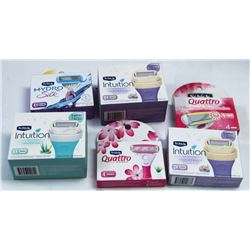 BAG OF ASSORTED RAZOR BLADE REPLACEMENT HEADS