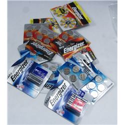 BAG OF ASSORTED BATTERIES