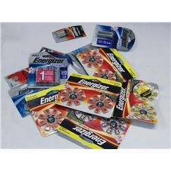 BAG OF ASSORTED BATTERIES