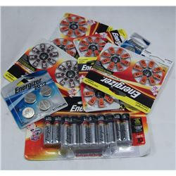 BAG OF ASSORTED BATTERIES