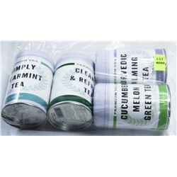 4 CANS OF CUCUMBER MELON GREEN TEA