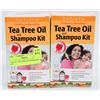 Image 1 : LOT OF 2 TEA TREE OIL & SHAMPOO KIT