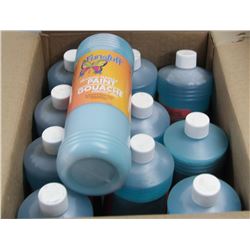 CASE OF ASST COLOR FUNSTUFF LIQUID TEMPERA PAINT.