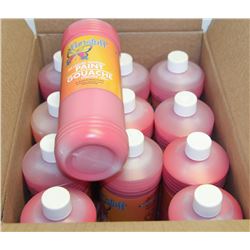 CASE OF ASST COLOR FUNSTUFF LIQUID TEMPERA PAINT.