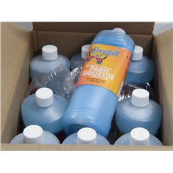 CASE OF ASST COLOR FUNSTUFF LIQUID TEMPERA PAINT.