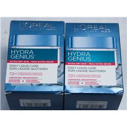 LOT OF 2 LOREAL HYDRA GENIUS DAILY LIQUID CARE