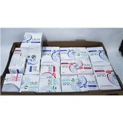 FLAT OF ASSORTED OLAY CLOTHS