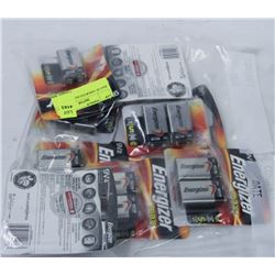 BAG OF ASSORTED BATTERIES