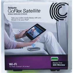 SEAGATE GO FLEX SATELLITE MOBILE WIRELESS STORAGE