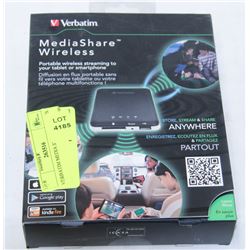 VERBATIM MEDIA SHARE WIRELESS.
