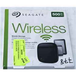 SEAGATE WIRELESS MOBILE STORAGE 500GB.