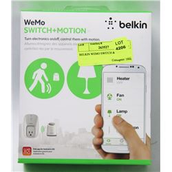 BELKIN WEMO SWITCH & MOTION.