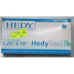 HEDY 5.25"X10" HEDYSEAL PRO SELF SEALING