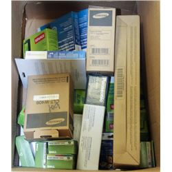 BOX OF ASSORTED TONERS