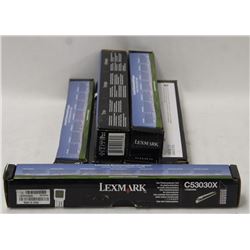 LOT OF 7 LEXMARK C5303X PHOTO CONDUCTOR UNITS.