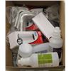 Image 1 : BOX WITH EMPTY SPRAY BOTTLES AND HEPA DIRT DEVIL