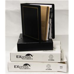 LOT OF 2 LEGACY BLACK MINUTE BINDERS