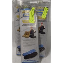3 PAIR OF SOLEMAT ANTI FATIGUE INSOLES