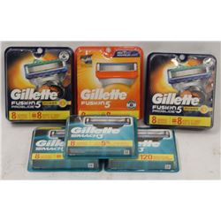 BAG OF ASSORTED SILETTE REPLACEMENT CARTRIDGES