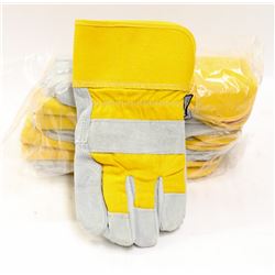 LOT OF 6 FORCEFIELD WORK GLOVES M/L