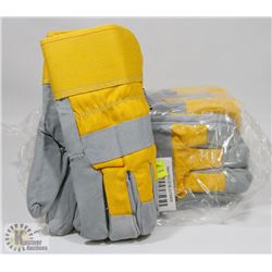 LOT OF 6 FORCFIELD WORK GLOVES M/L