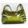Image 1 : GREEN PRINCESS FLORENCE SNAKE SKIN STYLE PURSE