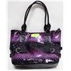 Image 1 : PURPLE PRINCESS FLORENCE SNAKE SKIN STYLE PURSE