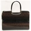 Image 1 : NEW DK BROWN SNAKESKIN BRIEFCASE STYLE PURSE