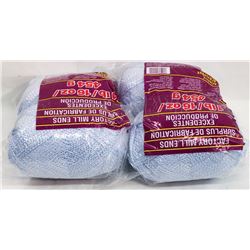 TWO 1LB BAGS OF YARN