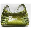 Image 1 : GREEN PRINCESS FLORENCE SNAKE SKIN STYLE PURSE