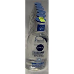 6 BOTTLES OF NIVEA  MICELLAIR EYE MAKEUP REMOVER