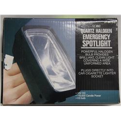 12 VOLT QUARTZ HALOGEN EMERGENCY SPOTLIGHT