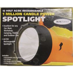 12 VOLT AC/DC RECHARGEABLE SPOTLIGHT